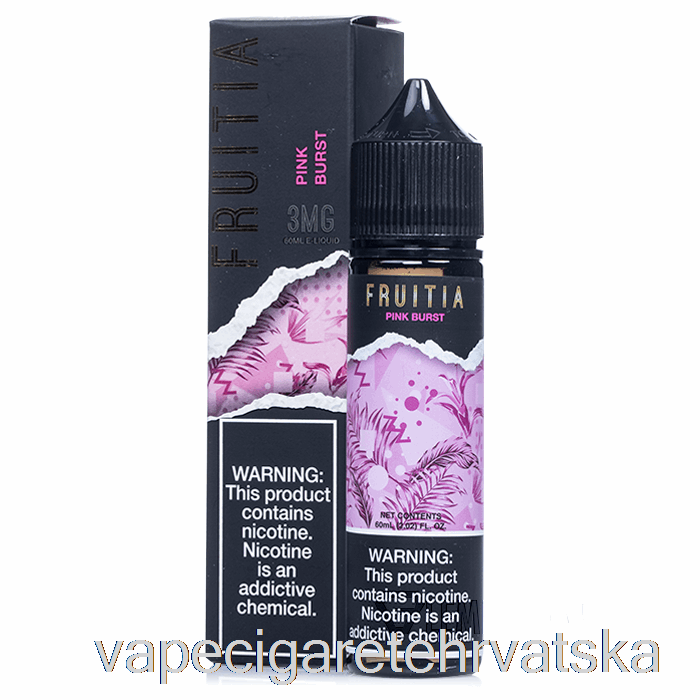Vape Cigarete Pink Burst - Fruitia - 60ml 0mg